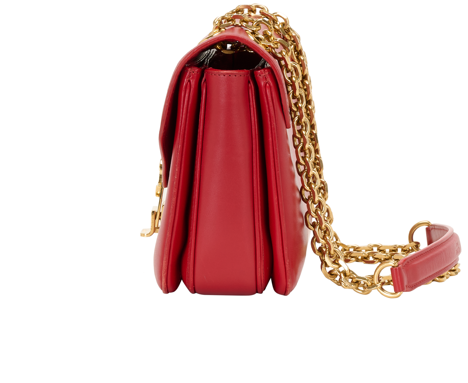 Medium C, &pound;550, Handbags, Red, Leather, Bottom view